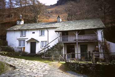 Limewashed farmhouse in northern Cumbria
